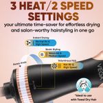 Buy Vega Litstyle L3 Volumizer Hair Blow Dryer Brush with 3 Heat/2 Speed Settings, 360A° Airflow Vent, 3 in 1 Compact Hot Air Brush For Women, Tourmaline Ceramic Coated Barrel 500w, (VHSD-03) | Gift set for women 1 Pc - Purplle