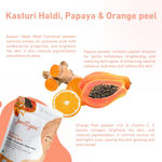 Buy Prettyme Papaya & Orange Peel Powder Face Pack for Glowing Skin | Hydrates & Radiant Skin, 80 gm - Purplle