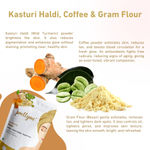 Buy Prettyme Coffee & Kasturi Haldi Powder Face Pack for Detan | Helps In Tan Removal & Brighter Skin, 80 gm - Purplle