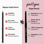 Buy Prettyme Herbal Black Kajal Pencil + Eyeliner | Matte Finish, Long Lasting, Waterproof, Smudge Proof, 0.35 gm - Purplle