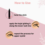 Buy Prettyme Herbal Black Kajal Pencil + Eyeliner | Matte Finish, Long Lasting, Waterproof, Smudge Proof, 0.35 gm - Purplle