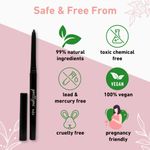 Buy Prettyme Herbal Black Kajal Pencil + Eyeliner | Matte Finish, Long Lasting, Waterproof, Smudge Proof, 0.35 gm - Purplle