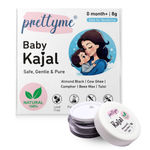 Buy Prettyme 100% Natural Baby Kajal | Safe For Newborns | Chemicals & Lead Free, 8 gm - Purplle