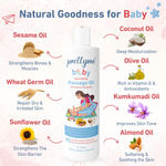 Buy Prettyme Baby Nourishing Massage Oil with Natural Olive, Coconut Oil For Newborn & Kids, 200 ml - Purplle
