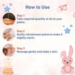 Buy Prettyme Baby Nourishing Massage Oil with Natural Olive, Coconut Oil For Newborn & Kids, 200 ml - Purplle