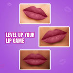 Buy Elle 18 Color Pops Matte Lipstick, Mauve Date, Moisturising Matte| 4.3 gm - Purplle