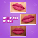 Buy Elle 18 Color Pops Matte Lipstick, Pink Kiss, Moisturising, Infused with Jojoba Oil | 4.3 gm - Purplle