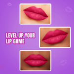 Buy Elle 18 Color Pops Matte Lipstick, Deep Pink, Moisturising, Infused with Jojoba Oil | 4.3 gm - Purplle