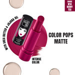Buy Elle 18 Color Pops Matte Lipstick, Berry Tea, Moisturising, Infused with Jojoba Oil | 4.3 gm - Purplle