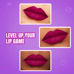 Buy Elle 18 Color Pops Matte Lipstick, Berry Tea, Moisturising, Infused with Jojoba Oil | 4.3 gm - Purplle
