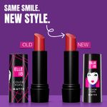 Buy Elle 18 Color Pops Matte Lipstick, Selfie Red, Moisturising, Infused with Jojoba Oil | 4.3 gm - Purplle