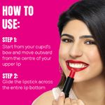 Buy Elle 18 Color Pops Matte Lipstick, Selfie Red, Moisturising, Infused with Jojoba Oil | 4.3 gm - Purplle