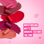 Buy Elle 18 Color Pops Matte Lipstick, Tan Nude, Moisturising, Infused with Jojoba Oil | 4.3 gm - Purplle
