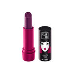 Buy Elle 18 Color Pops Matte Lipstick, Soaked Grape, Moisturising Matte | 4.3 gm - Purplle