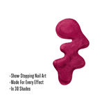 Buy Lakme Ultimate Glam Nail Art - Burgundy M5 (6 ml) - Purplle