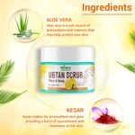 Buy Nutrainix Organics Ubtan Radiance Revival Scrub, Ayurvedic Tan Eraser & Glow Booster for Face + Body - 200 gm - Purplle