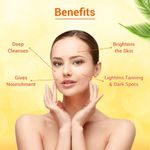 Buy Nutrainix Organics Ubtan Radiance Revival Scrub, Ayurvedic Tan Eraser & Glow Booster for Face + Body - 200 gm - Purplle