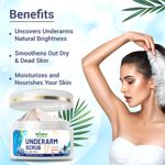 Buy Nutrainix Organics Brightening Underarm Scrub, Embrace Confidence with Gentle Tan Removal & Brightening for Underarms - 50 gm - Purplle