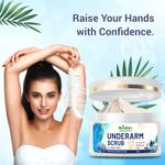 Buy Nutrainix Organics Brightening Underarm Scrub, Embrace Confidence with Gentle Tan Removal & Brightening for Underarms - 50 gm - Purplle