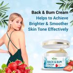 Buy Nutrainix Organics Back & Bum Cream, Brightening Treatment for Dark Spots & Radiant Skin for All Skin Types - 50 gm - Purplle