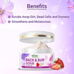 Buy Nutrainix Organics Back & Bum Scrub, Brightening Exfoliator for Dark Spot Removal & Smooth, Radiant Skin For All Skin Types - 50 gm - Purplle
