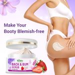 Buy Nutrainix Organics Back & Bum Scrub, Brightening Exfoliator for Dark Spot Removal & Smooth, Radiant Skin For All Skin Types - 50 gm - Purplle