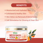 Buy Nutrainix Organics Neck Back Glow Scrub, Brightening Exfoliator for Silky, Radiant Skin for All Skin Types - 50 gm - Purplle