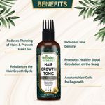 Buy Nutrainix Organics Ayurvedic Hair Revival Tonic, Scalp Elixir for Thicker, Stronger Hair – Comb Applicator Included - 100 ml - Purplle