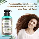 Buy Nutrainix Organics Hydrating Anti-Hairfall Shampoo, Coconut Surge for Hairfall Control & Hydrated, Resilient Hair - 300 ml - Purplle