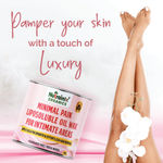 Buy Nutrainix Organics Minimal Pain Liposoluble Oil Wax, No-Heat Hair Removal for Intimate Areas & Sensitive Skin - 150 gm - Purplle