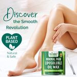 Buy Nutrainix Organics Minimal Pain Liposoluble Oil Wax - No-Heat Required - Apply Cold For Effortless Hair Removal- 150 gm - Purplle