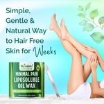 Buy Nutrainix Organics Minimal Pain Liposoluble Oil Wax - No-Heat Required - Apply Cold For Effortless Hair Removal- 150 gm - Purplle