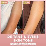 Buy mCaffeine Detan Body Wash | 1% Glycolic, 2% Niacinamide, 3% Kojic Acid-Glutathione blend | Reduces Dark Spots & Brightens Skin | Tangy Guava- 300 ml - Purplle