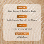 Buy mCaffeine 7% Exfoliating Body Wash | 1% Salicylic Acid & 2% Lactic Acid Reduces Body Acne, Strawberry Skin & Smoothes | Sweet Caramel Fragrance- 300 ml - Purplle