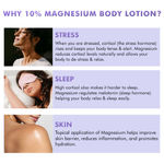 Buy mCaffeine 10% Magnesium Body Lotion- 3X Stress Reduction & Better Sleep | Vanilla Orchid Fragrance Calms & Relaxes | Non Greasy 3% Cocoa Blend -300 ml - Purplle