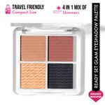 Buy Insight Makeup Essentials Ready Set Glam Eyeshadow Palette - Smokey Whisper – 11 gm - Purplle