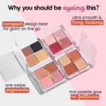 Buy Insight Makeup Essentials Ready Set Glam Eyeshadow Palette - Smokey Whisper – 11 gm - Purplle