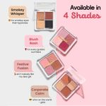 Buy Insight Makeup Essentials Ready Set Glam Eyeshadow Palette - Smokey Whisper – 11 gm - Purplle