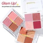 Buy Insight Makeup Essentials Ready Set Glam Eyeshadow Palette - Smokey Whisper – 11 gm - Purplle