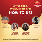 Buy Dabur Almond Hair Oil - 290 ml | Provides Damage Protection | Non Sticky Formula | For Soft & Shiny Hair | With Almonds, Keratin Protein, Soya Protein & 10X Vitamin E - Purplle