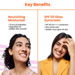 Buy FoxTale Hydra Glow Routine - SPF 50 Glow Sunscreen (30 ml) + Nourishing Moisturizer (50 ml) - Purplle