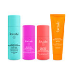 Buy FoxTale Oil Free Radiance Routine - Hydrating Cleanser + 12% Niacinamide Serum + SPF 50 Glow sunscreen (30 ml) - Purplle