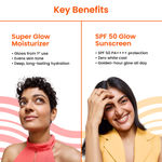 Buy FoxTale Oil Free Radiance Routine - Hydrating Cleanser + 12% Niacinamide Serum + SPF 50 Glow sunscreen (30 ml) - Purplle