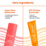 Buy FoxTale Oil Free Radiance Routine - Hydrating Cleanser + 12% Niacinamide Serum + SPF 50 Glow sunscreen (30 ml) - Purplle