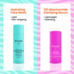 Buy FoxTale Oil Free Radiance Routine - Hydrating Cleanser + 12% Niacinamide Serum + SPF 50 Glow sunscreen (30 ml) - Purplle