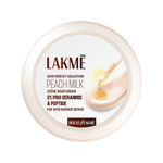 Buy Lakme Peach Milk Creme Moisturizer with 2% Pro-Ceramide & Peptides | Repairs Damaged Skin Barrier & Gives Intense Hydration | For Dry Skin, Normal Skin & Sensitive Skin 200g - Purplle
