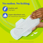 Buy Nua Mywave Sanitary Pads | Long-Lasting Leak Protection | XL | Super Soft | Safe on Skin| For Heavy Flow| Individually Wrapped 28 pads - Purplle