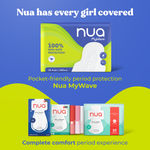Buy Nua Mywave Sanitary Pads | Long-Lasting Leak Protection | XL | Super Soft | Safe on Skin| For Heavy Flow| Individually Wrapped 28 pads - Purplle