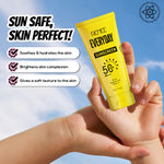 Buy Renee Everyday SPF 50 Pa+++ Sunscreen, Protacts From Uva & Uvb, Lightweight & Non-Sticky, Moisturizes & Nourishes The Skin, Zero White Cast, Hyaluronic Acid, Niacinamide & Vitamin E Infused (30 gm) - Purplle