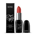 Buy Renee Prime Matte Lipstick 04 Spicy Cinnamon, Lightweight & Long-Lasting Formula, Creamy Matte Finish, One Swipe Application, Non-Drying, Vitamin E Infused, 4.5 gm - Purplle